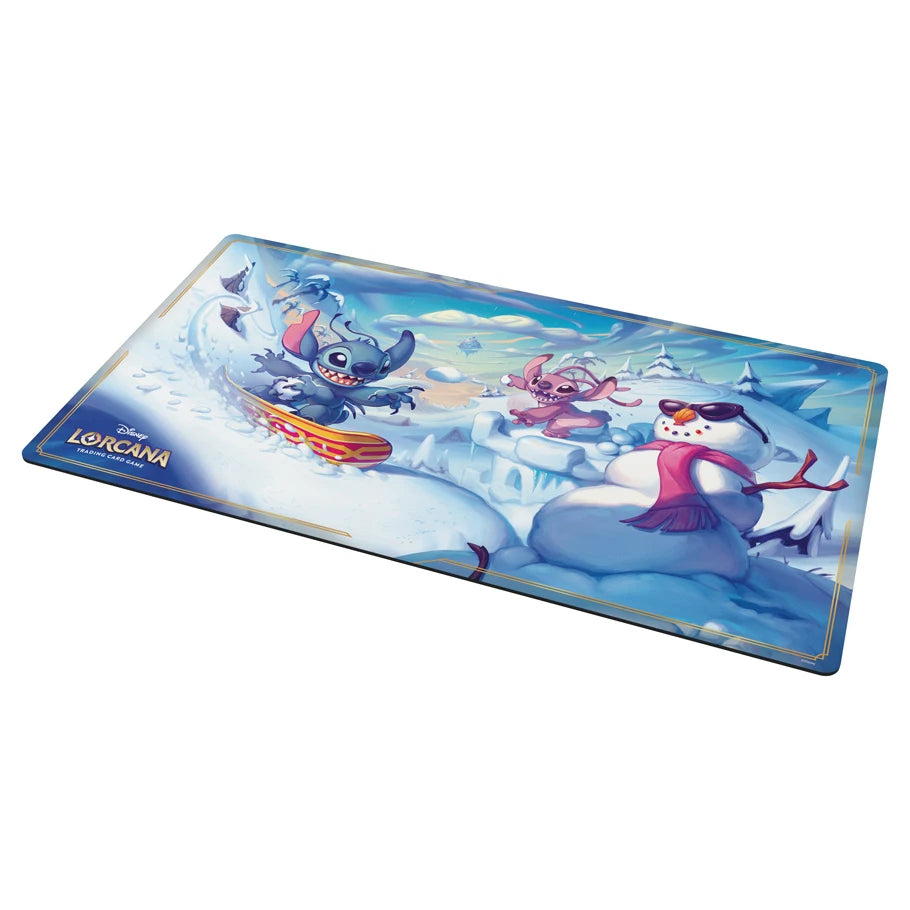 Playmat: Disney Lorcana Hyperia City - Snowboarding Stitch