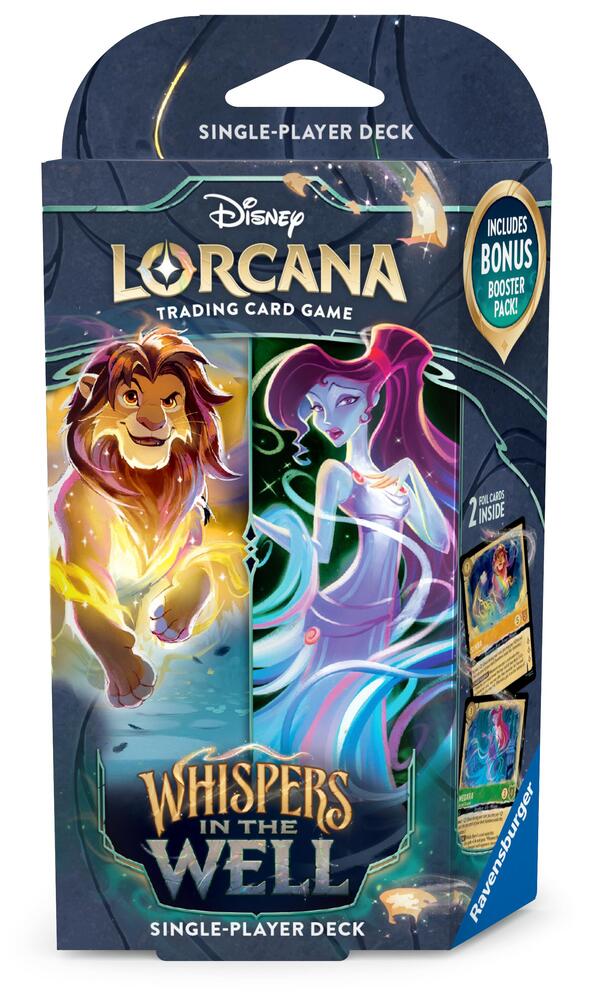 Disney Lorcana: Whispers in the Well Starter Deck - Amber & Emerald