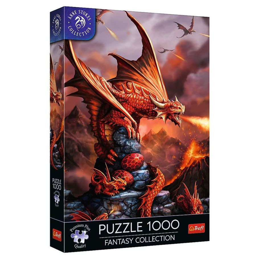Puzzle: Anne Stokes Fire Dragon 1000 Piece