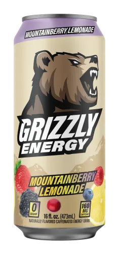 Grizzly Energy: Mountainberry Lemonade (16oz)