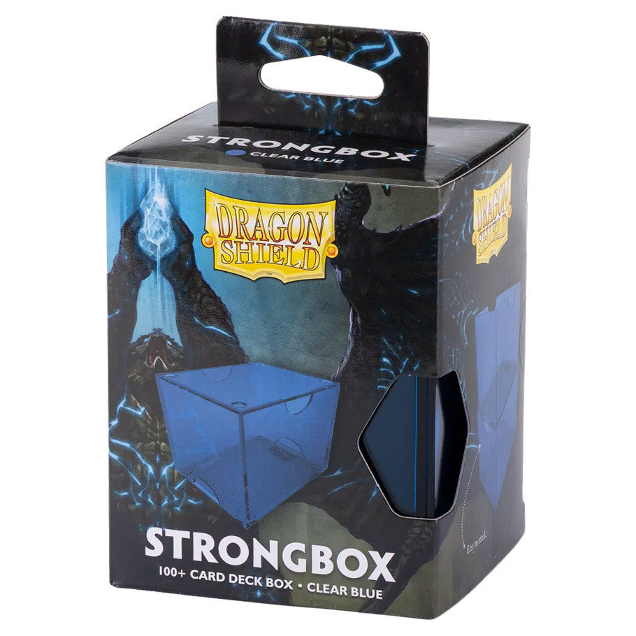 Dragon Shield: Strongbox - 100+ Clear Blue