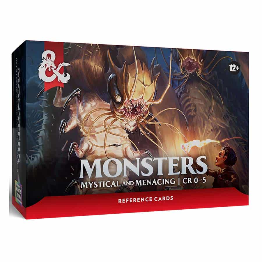 Dungeons & Dragons 5e: Reference Cards - Monsters - Mystical and Menacing (CR 0-5)