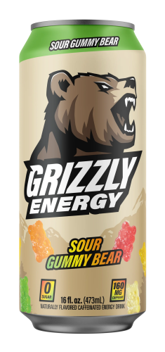 Grizzly Energy: Sour Gummy Bear (16oz)