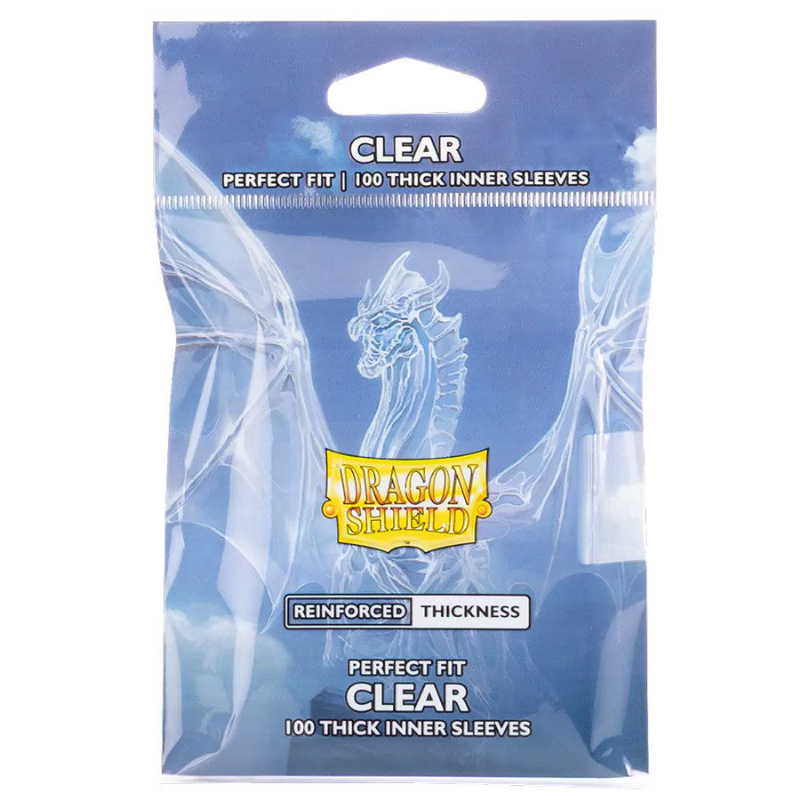 Dragon Shield: Perfect Fit Sleeves - Thick Clear (100ct)