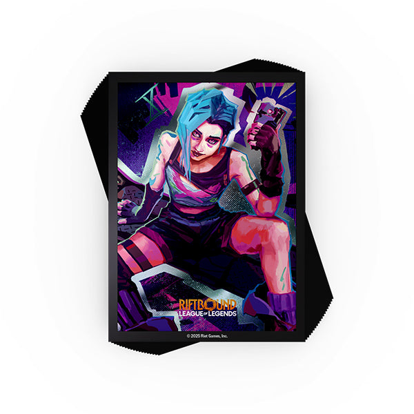 Riftbound TCG: League of Legends: Set 1 Origins: Jinx Art Sleeves (100