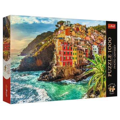 Puzzle: Photo Odyssey: Town of Riomaggiore Italy - 1000 Piece (Premium Plus)