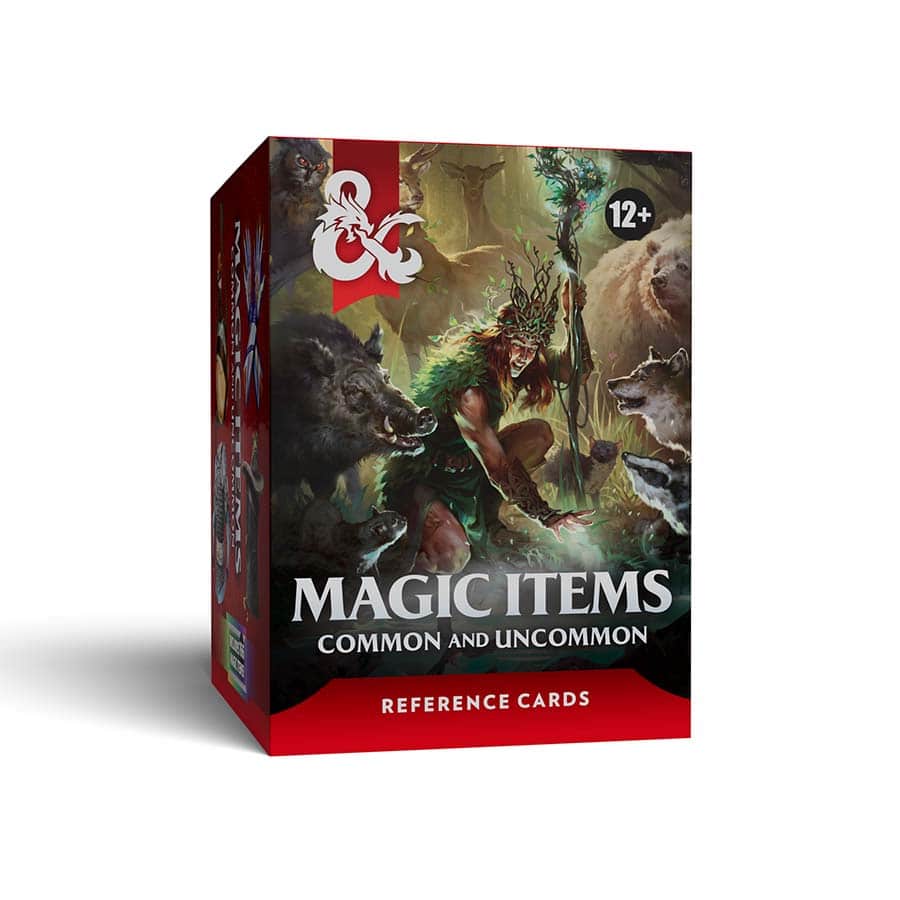 Dungeons & Dragons 5e: Reference Cards - Magic Items (Common and Uncommon)