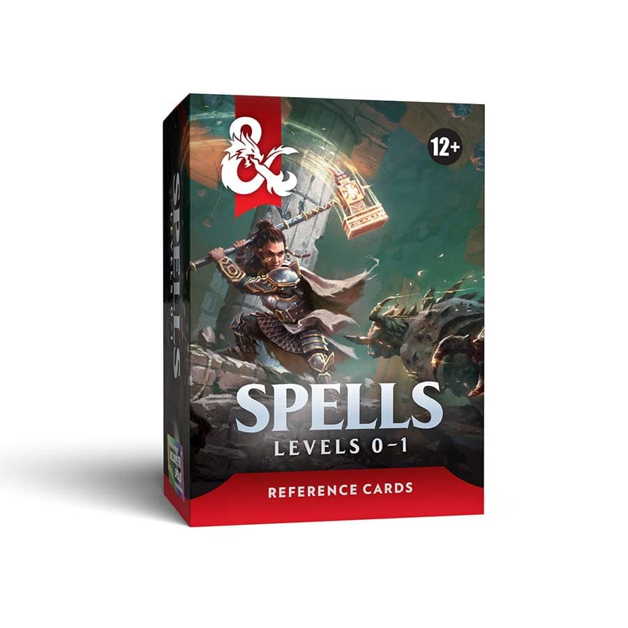 Dungeons & Dragons 5e: Reference Cards - Spells 1 (Levels 0-1)