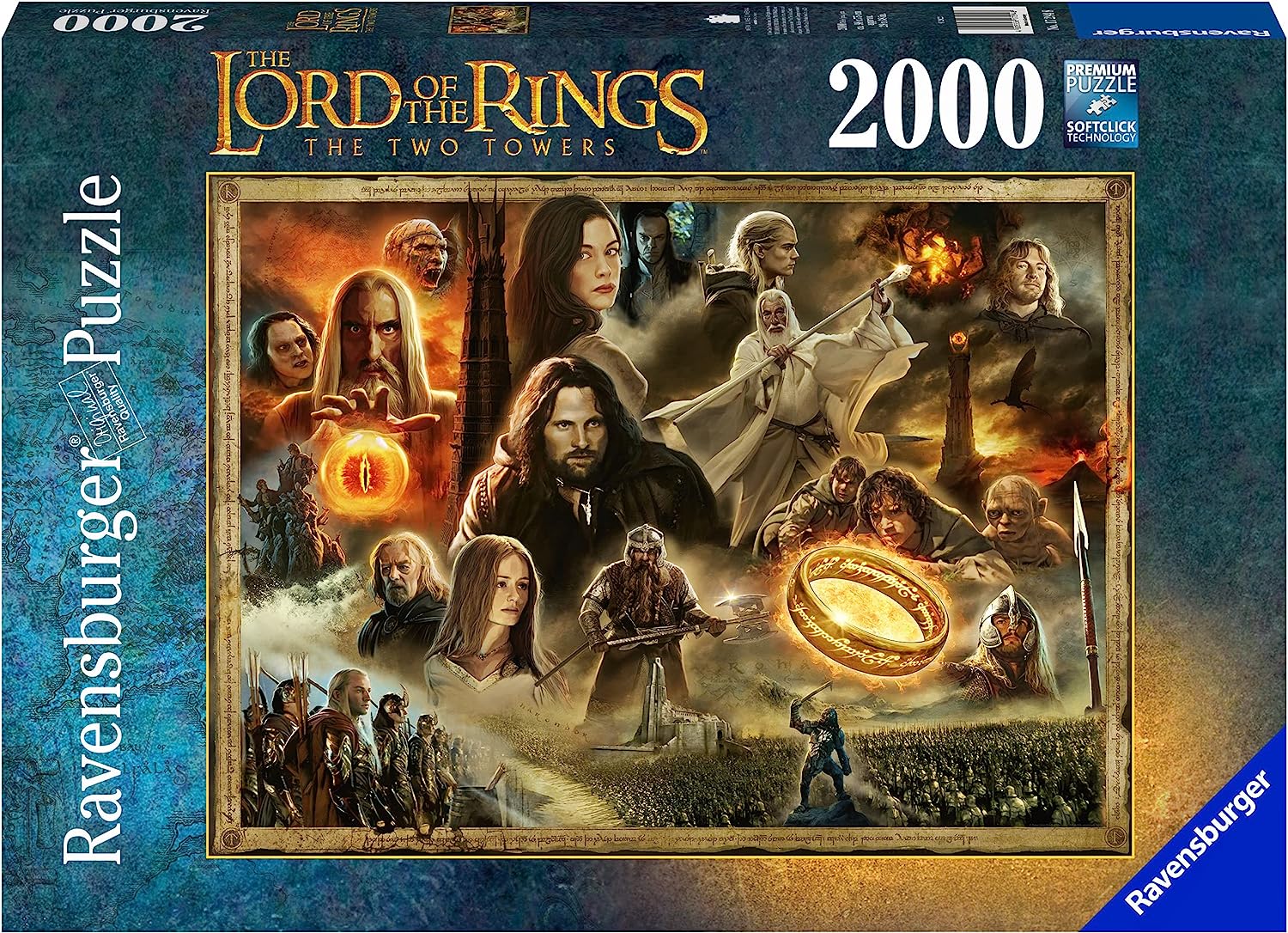 Lord of the Rings: The Two Towers 2000 Piece Puzzle