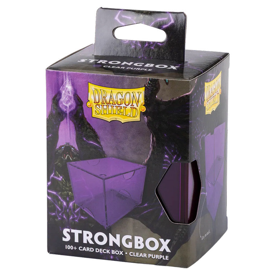 Dragon Shield: Strongbox - 100+ Clear Purple