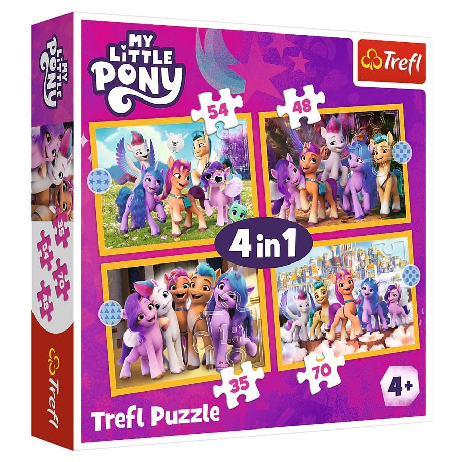 Puzzle: My Little Pony - Meet The Ponies (4-in-1)