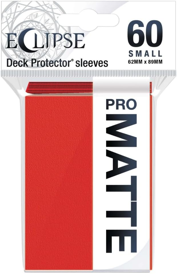 Ultra Pro Sleeves: Deck Protector - Eclipse Matte Apple Red Small (60ct)