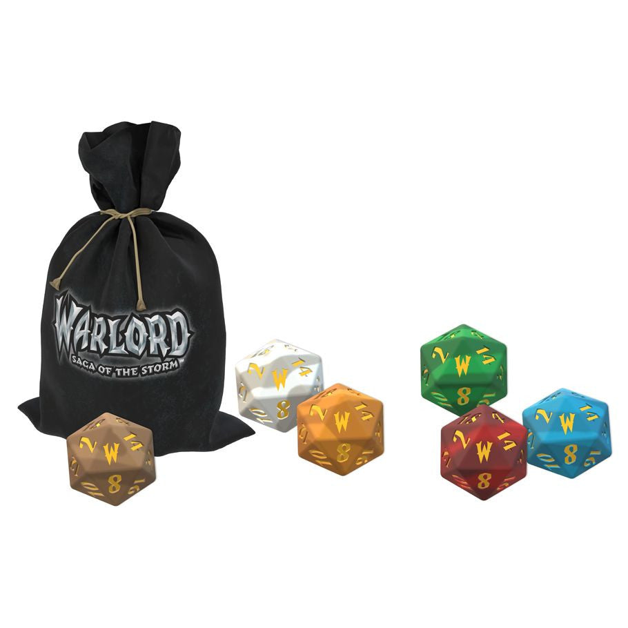 Warlord: Saga of the Storm - Into the Accordlands - Dice Set & Bag