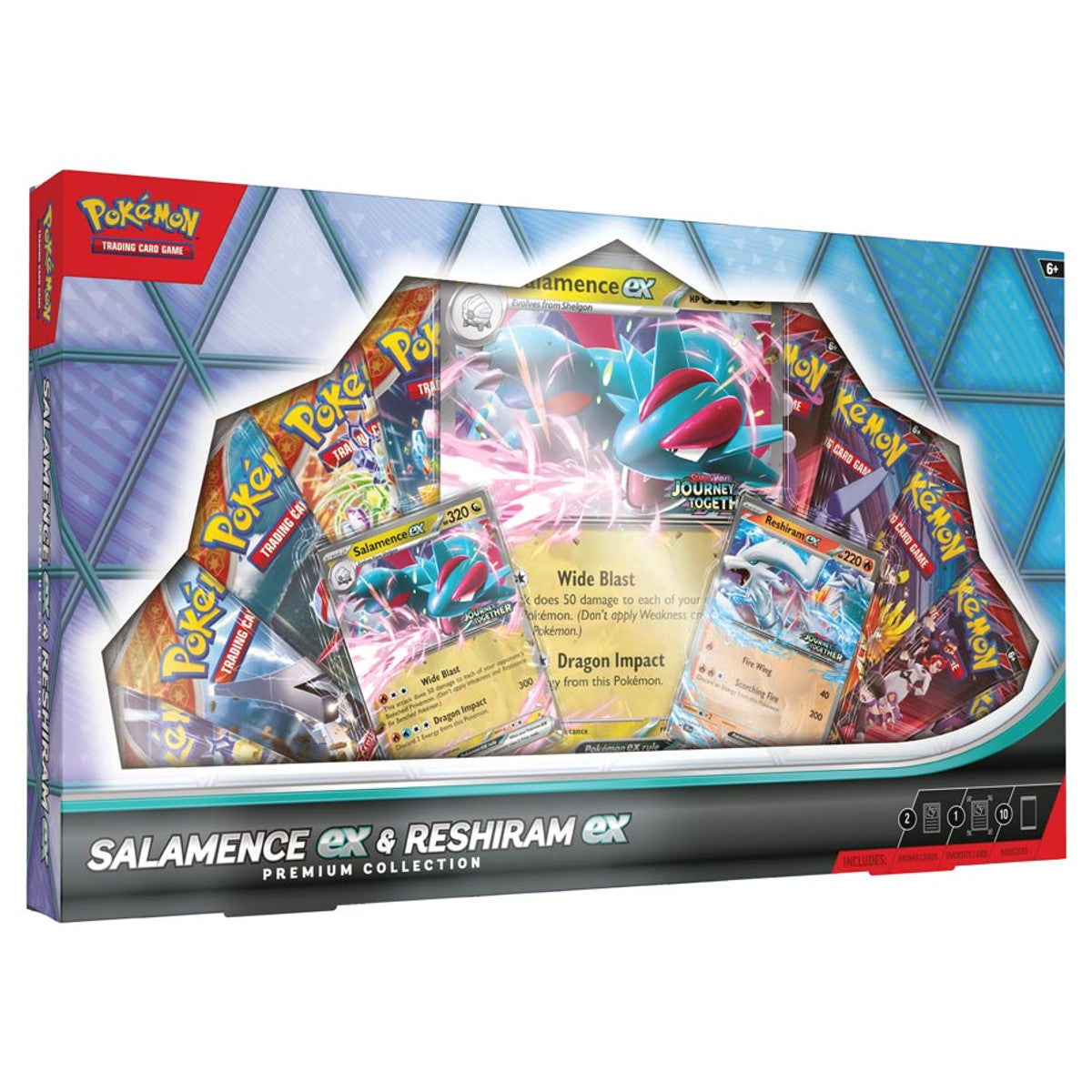 Pokemon TCG: Salamence ex & Reshiram ex - Premium Collection