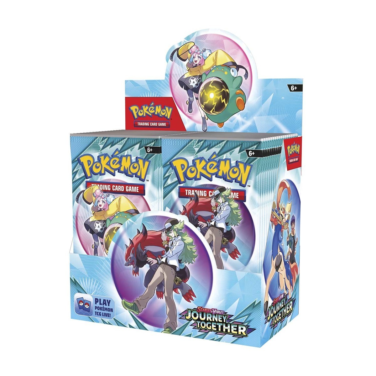 Pokemon TCG: Journey Together - Enhanced Booster Display