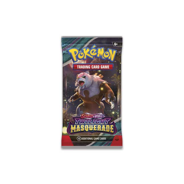 Pokemon TCG: Scarlet & Violet-Twilight Masquerade Booster Pack (10 Cards)