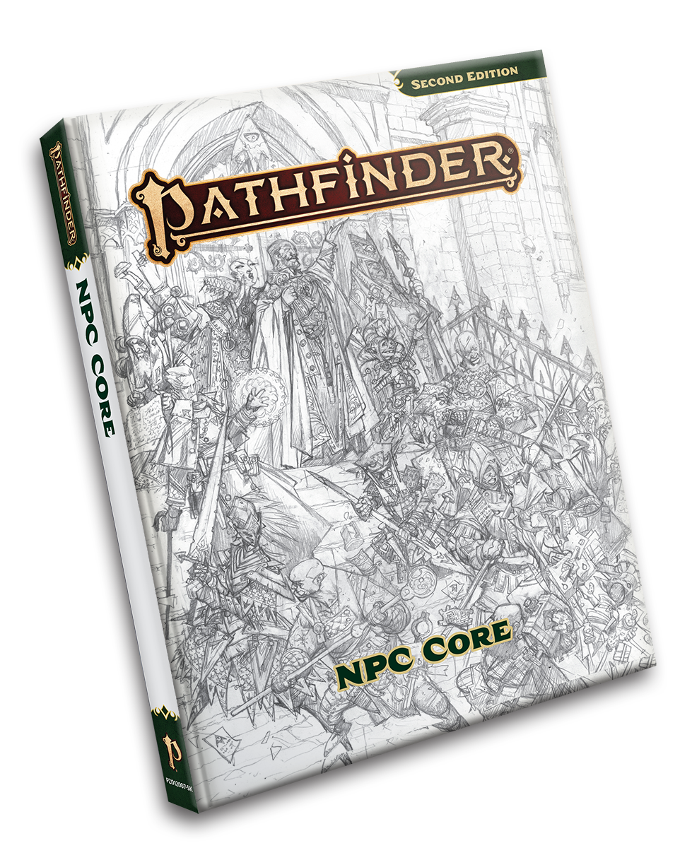 Pathfinder RPG 2E: NPC Core - Sketch Cover (PREORDER)