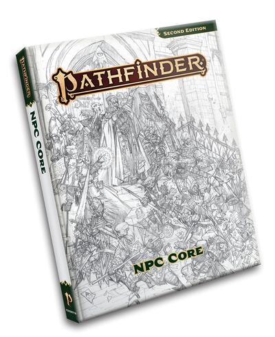 Pathfinder RPG 2E: NPC Core - Sketch Cover