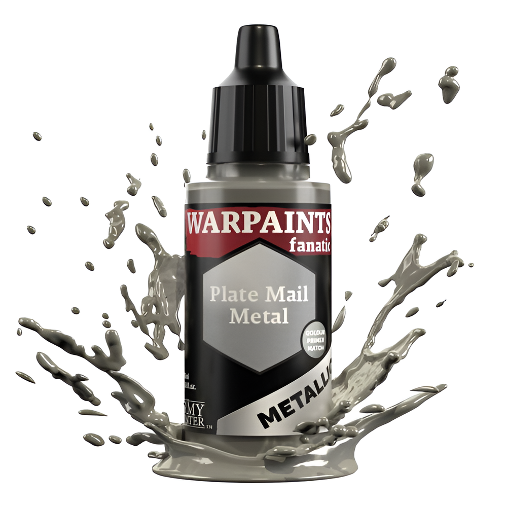 Warpaints Fanatic Metallic: Plate Mail Metal 18ml