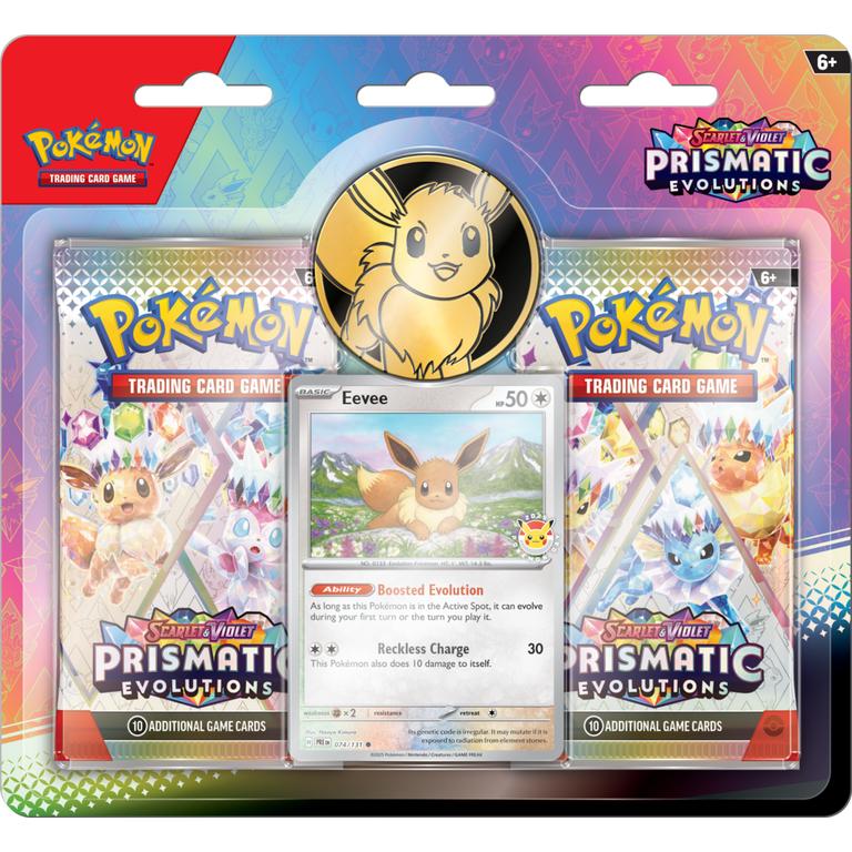 Pokemon TCG: Prismatic Evolutions Two-Booster Blister