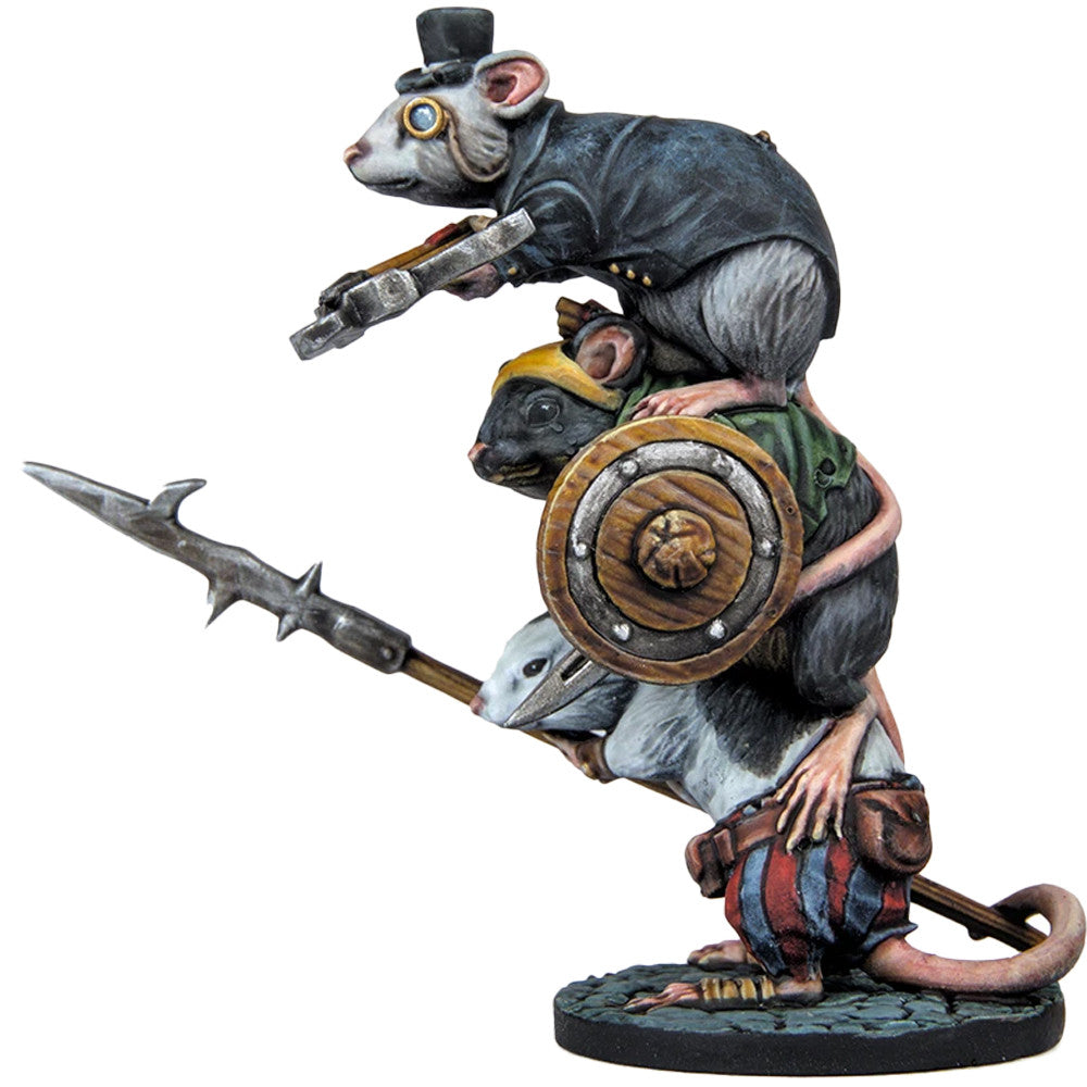 The Cats of Mont Saint-Michel - Hero Miniature Set (Unpainted) (PREORDER)