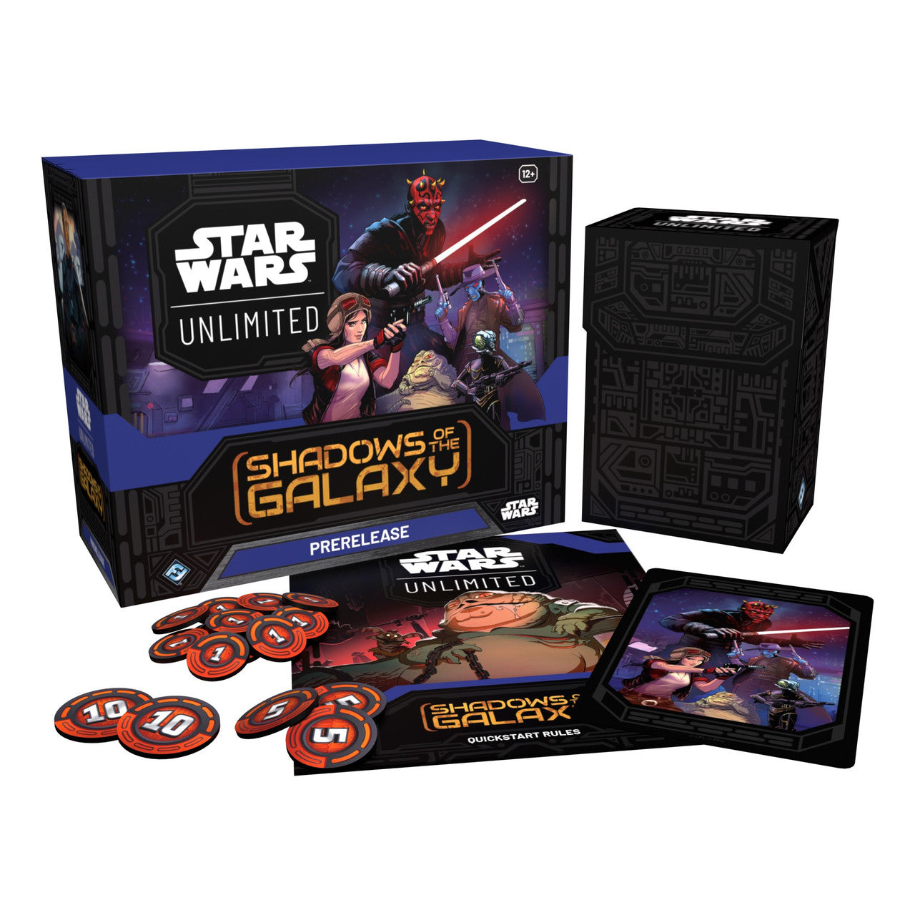 Collection of Star Wars Unlimited: Shadows of the Galaxy Prerelease Box in a gallery layout