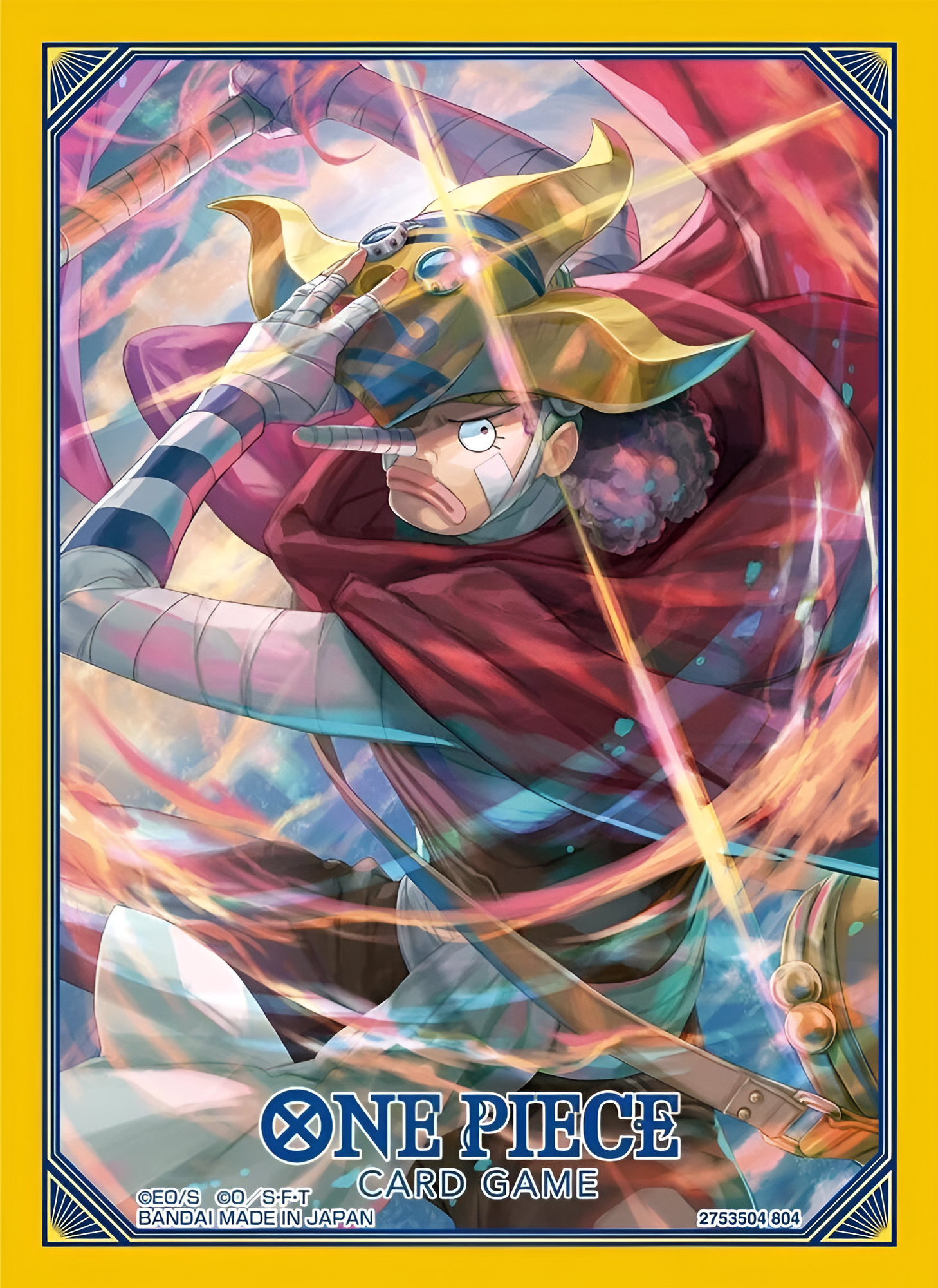 One Piece Card Game Official Sleeves: Assortment 9 - Sogeking (70-Pack)