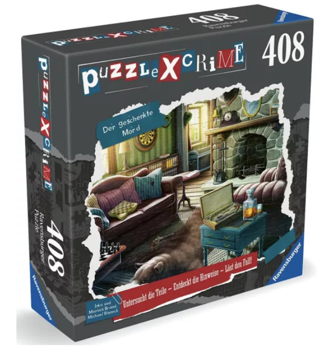 Puzzle X Crime: The Gift of Murder (408 pieces)