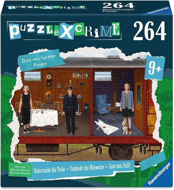 Puzzle X Crime: The Lost Fire (264 pieces)