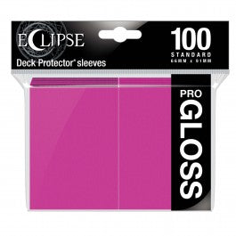 Ultra Pro Sleeves: Hot Pink - Eclipse Gloss (100ct)