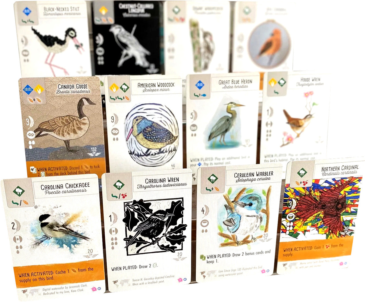 Wingspan: Fan Art Cards