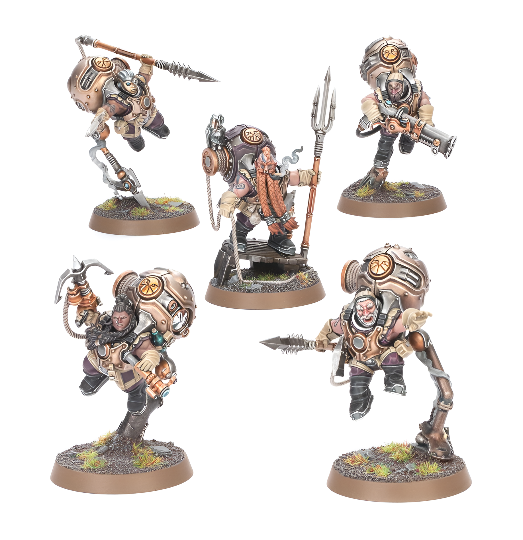 Warhammer Age of Sigmar: Kharadron Overlords - Vongrim Harpoon Crew