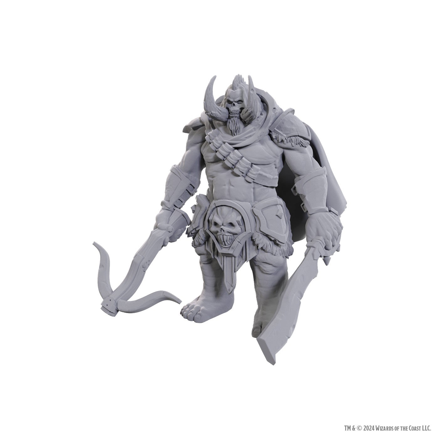 Detailed miniature of an Orthon from D&D Nolzur's Marvelous Miniatures, featuring intricate armor and weapons.