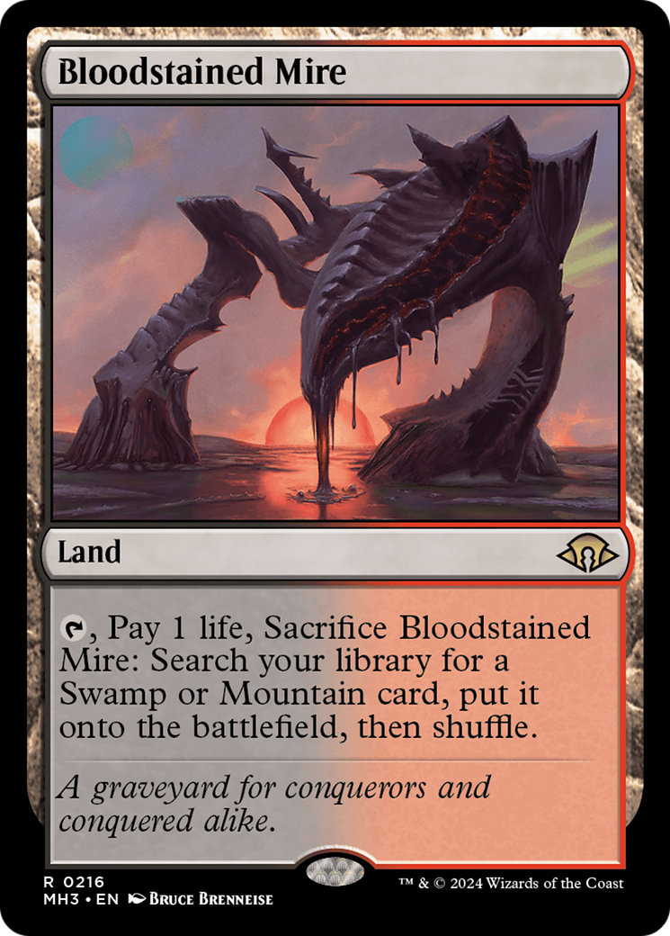 Collection of Bloodstained Mire [Modern Horizons 3] in a gallery layout