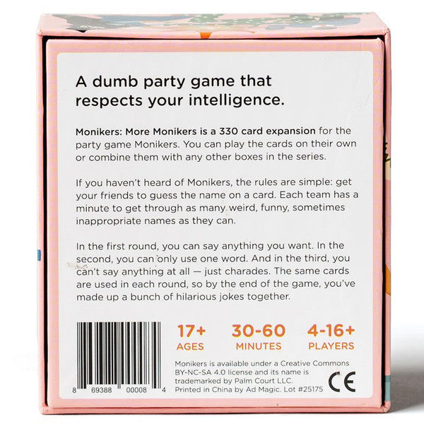 Monikers: More Monikers Expansion