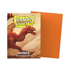 Image of Dragon Shield: Matte Sleeves - Amber (100ct) (PREORDER)