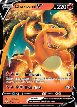 Collection of Charizard V (018/159) [Sword & Shield: Crown Zenith] in a gallery layout