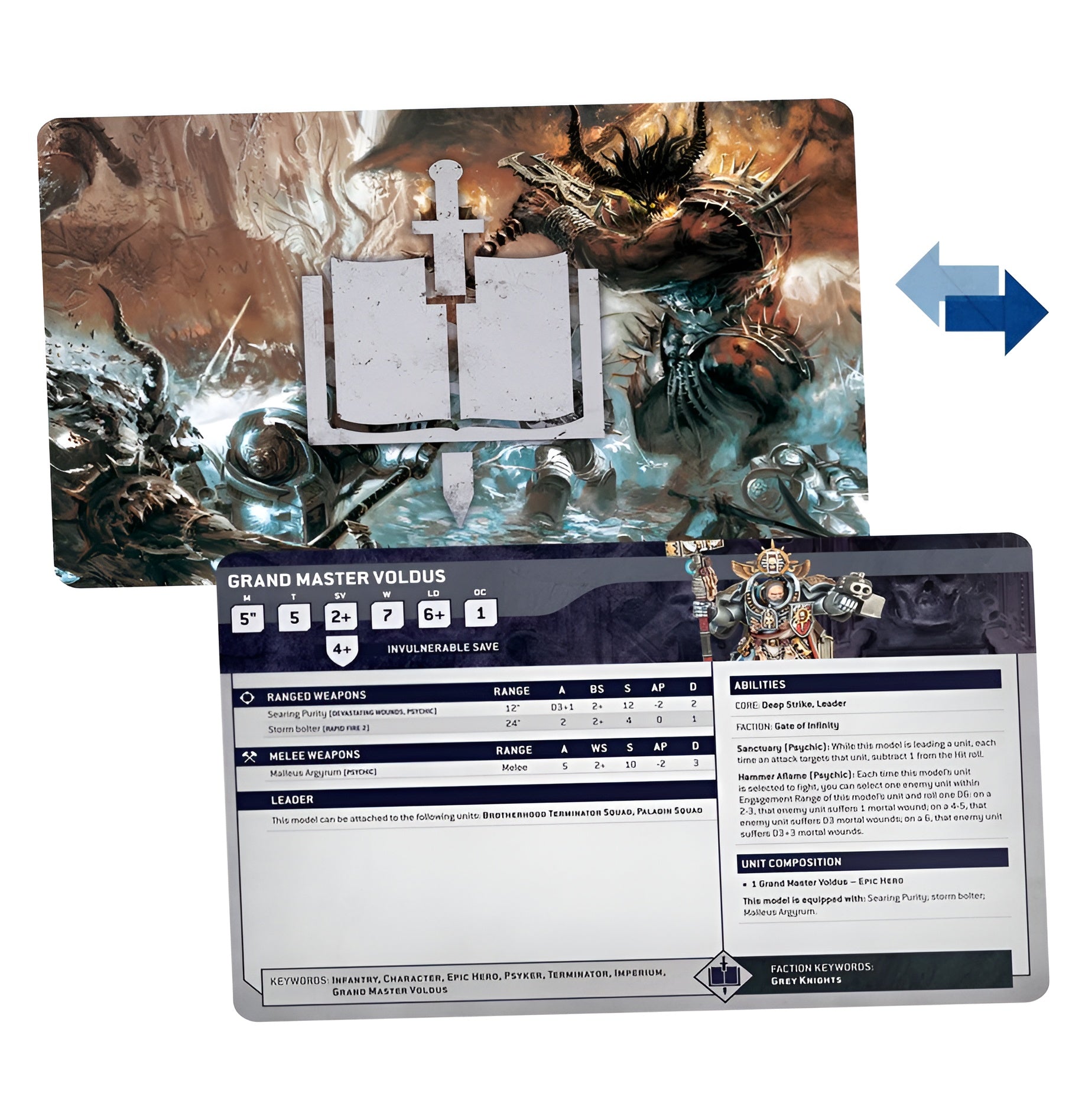 Warhammer 40K: Datasheet Cards: Grey Knights