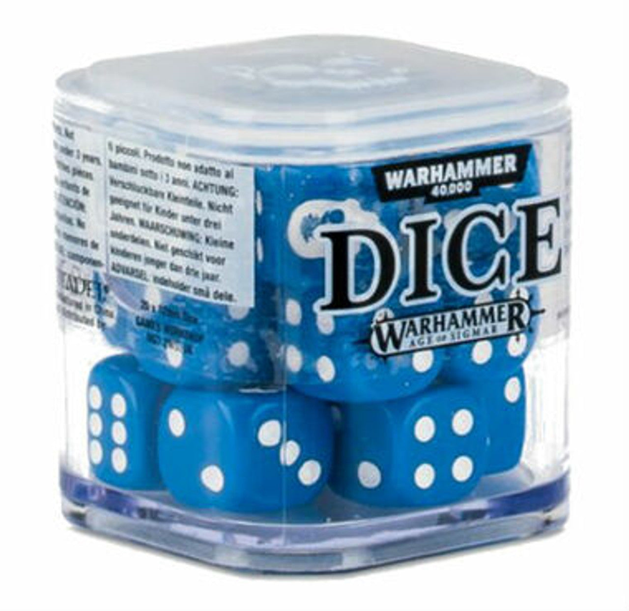 Warhammer 40K/Age of Sigmar: 12mm Blue Dice (20ct)