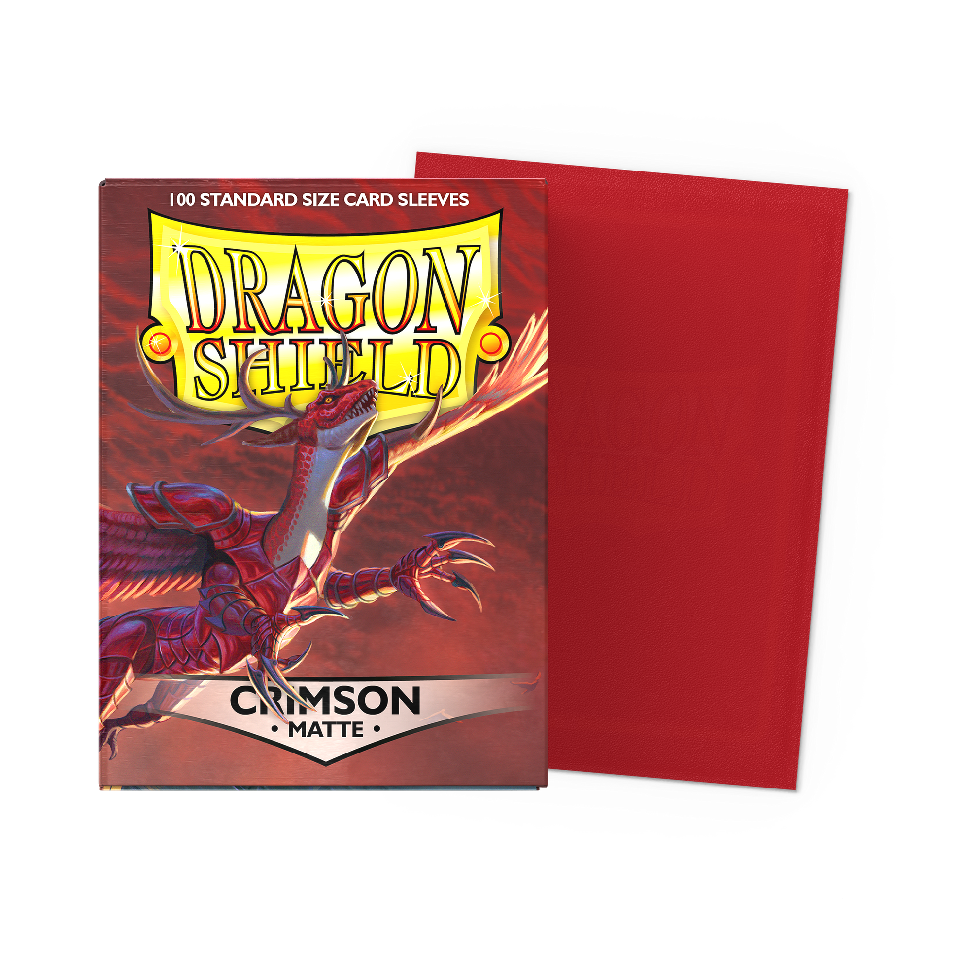 Dragon Shield: Matte Crimson - Standard Size Card Sleeves (100ct)