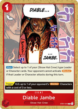 Collection of Diable Jambe [Starter Deck: Straw Hat Crew] in a gallery layout