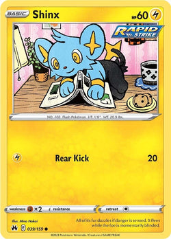 Collection of Shinx (039/159) (39) [Sword & Shield: Crown Zenith] in a gallery layout