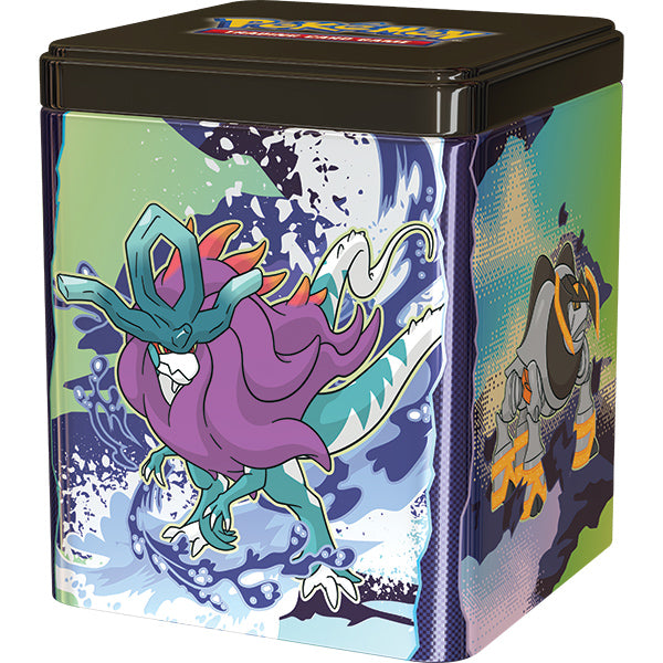 Pokemon TCG: Stacking Tin 2025 - Paradox Pokmon | 3 Booster Packs & 2  Sticker Sheets | Wulf Gaming