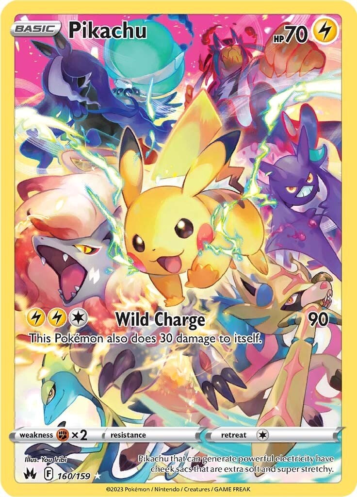 Collection of Pikachu (160/159) (Secret) [Sword & Shield: Crown Zenith] in a gallery layout