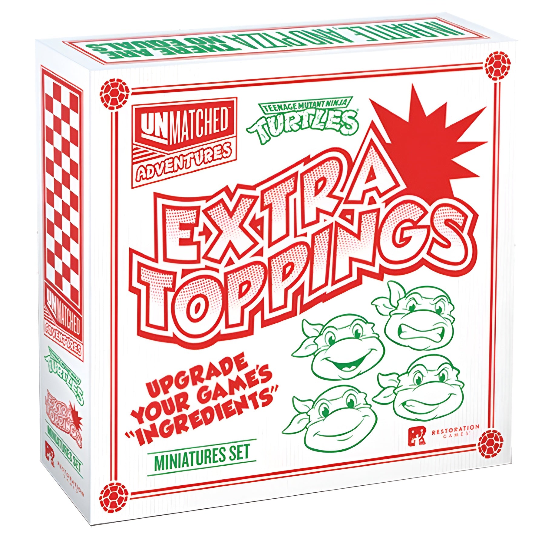 Unmatched Adventures: Teenage Mutant Ninja Turtles: Extra Toppings Miniatures Pack (PREORDER)
