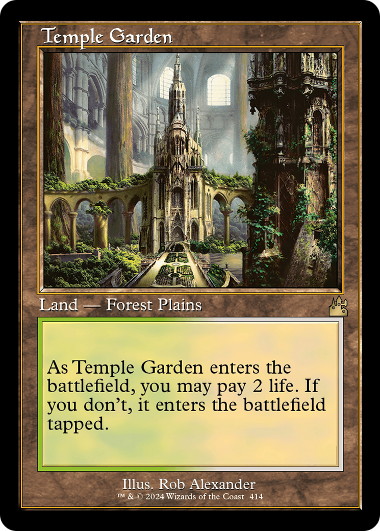 Collection of Temple Garden (Retro) [Ravnica Remastered] in a gallery layout