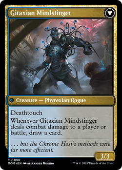 Collection of Aetherblade Agent // Gitaxian Mindstinger [March of the Machine] in a gallery layout