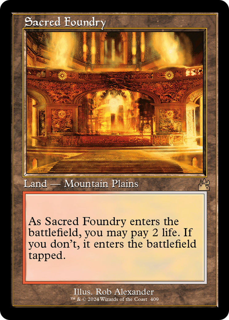 Collection of Sacred Foundry (Retro) [Ravnica Remastered] in a gallery layout