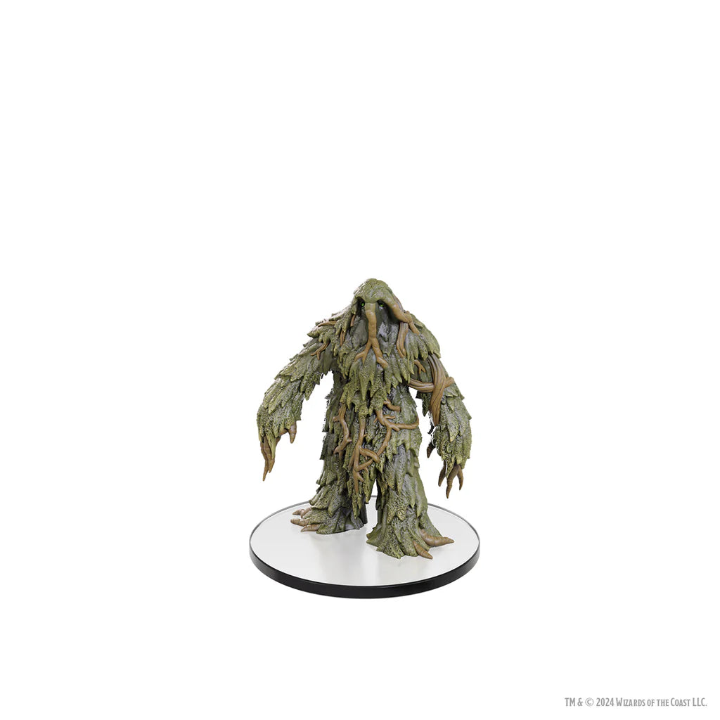 Detailed miniature of a treant from the Dungeons & Dragons Classic Collection, showcasing intricate leaf and bark textures.