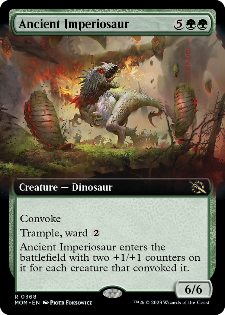 Collection of Ancient Imperiosaur (Extended Art) [March of the Machine] in a gallery layout